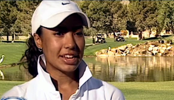 Cheyenne Woods follows in uncle Tiger’s footsteps